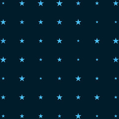 Fototapeta na wymiar Blue stars on a dark background.