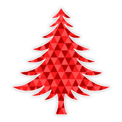 Sapin de Noël Abstrait