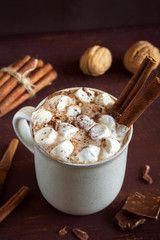 Hot chocolate drink