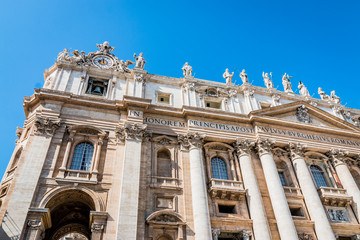 L'esplanade de la place Saint-Pierre au Vatican