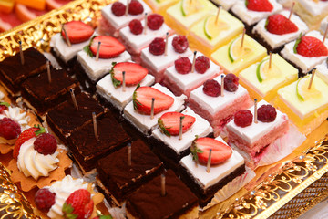 Delicious mini cakes