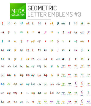 Mega collection of letter logo icons