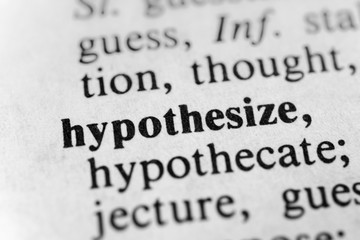 Obraz premium Hypothesize