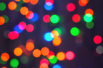 Colorful bokeh for background