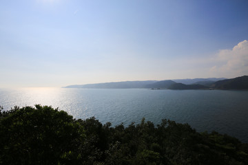 高知県土佐清水市　見残し海岸　展望台からの風景