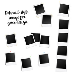 Abstract vector creative photo frame. For web and mobile applications, illustration template design, business infographic, brochure, banner, presentation, art poster, cover, booklet, print, document.