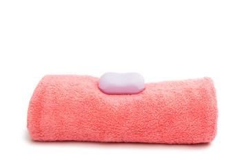 pink towel