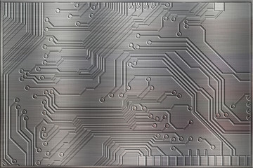 Abstract Technology Backgrounds on Metal background