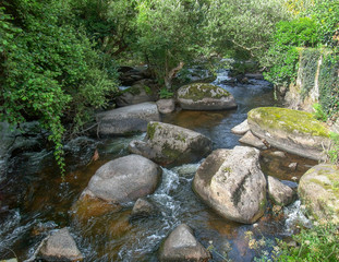 Aven river at Pont-Aven in Brittany