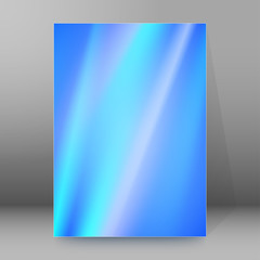 background report brochure Cover Pages A4 style abstract glow29