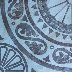 tile, old abstract drawing