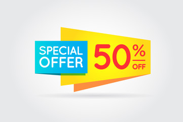 Sale Sign Banner Poster ready for Web and Print. Vector. Super,