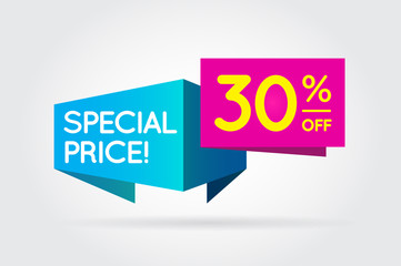 Sale Sign Banner Poster ready for Web and Print. Vector. Super,