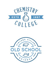 Set of Vector School or College Identity Elements can be used as