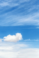 Clouds and a blue sky