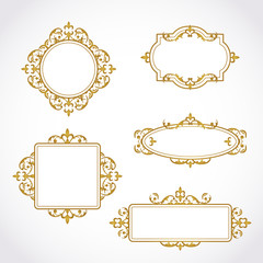 Vector decorative frame