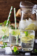 Fresh homemade lemonade