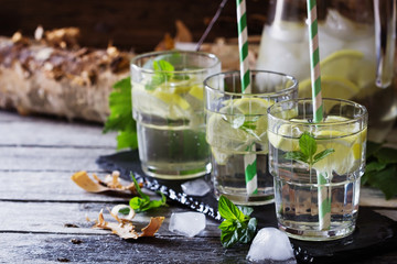 Fresh homemade lemonade