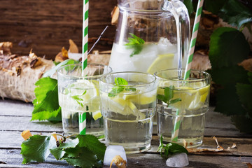 Fresh homemade lemonade