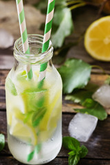 Fresh homemade lemonade