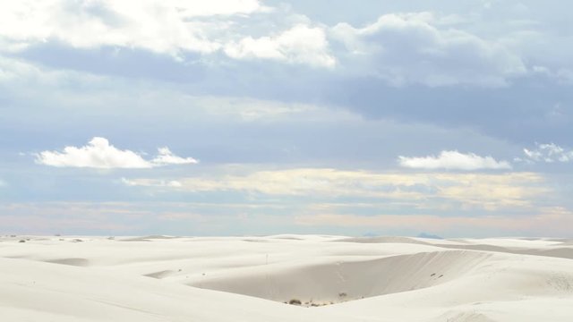 Static Shot of White Sands in New Mexico -Version 2-