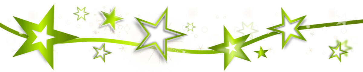 Stern Sterne Welle Wellen Grün Green Band Banner