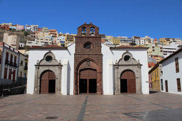 Fototapeta premium Iglesia de Nuestra de la Asunción en San Sebastián de la Gomera