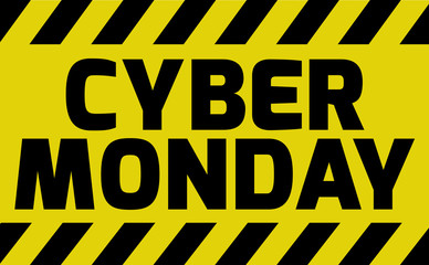 Cyber Monday sign