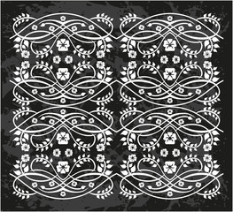 Vintage floral elements for design.