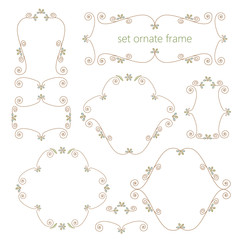 Vector decorative frame.