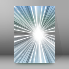 background report brochure Cover Pages A4 style abstract glow94