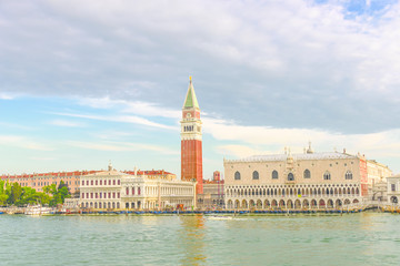 Fototapeta na wymiar Campanile tower at Piazza San Marco, Venice, Italy