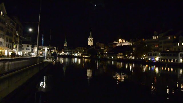 Z&uuml;rich am Abend