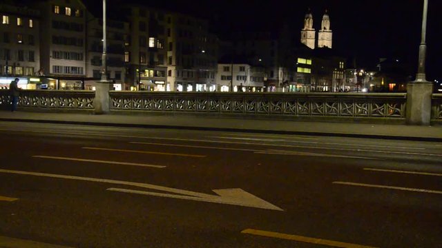 Z&uuml;rich am Abend