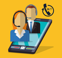 customer support service icons vector illustration design