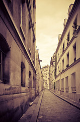 beautiful Parisian streets - with space for text or image