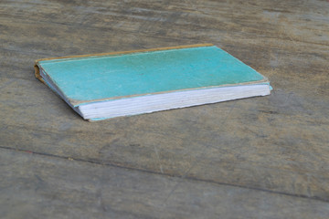 Old Note book on wood
