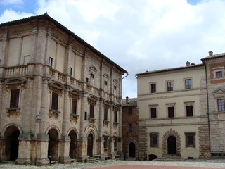 Fototapeta premium Montepulciano, Italy, town centre
