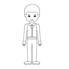 Boy cartoon icon. Kid child little and people theme. Isolated design. Vector illustration