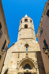 Fototapeta na wymiar San Francesco church in Alghero, Sardinia, Italy