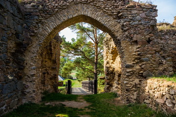 Ruins of castle Vrskamyk, Czech Republic.