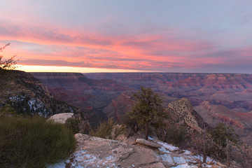 Beautiful Landscape of Grand Canyon at susnset