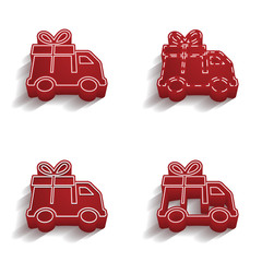 ikona 3D z obrysem zestaw © vempireart