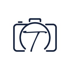 T photography logo design