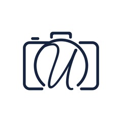 U photography logo design