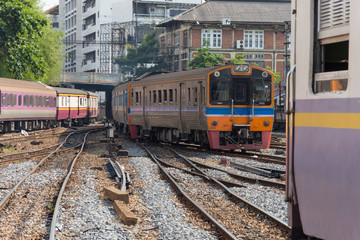 Naklejka na ściany i meble Thai railway train