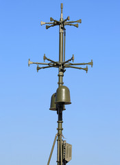 Fototapeta na wymiar Military mobile radio device