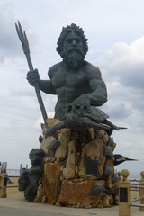 Bronze Neptune on  Virginia Beach