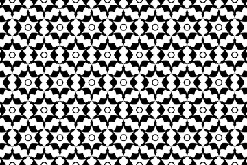 Ornament with elements of black and white colors. 20
