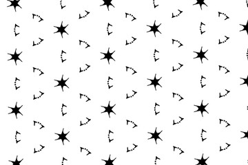 Ornament with elements of black and white colors. 13
